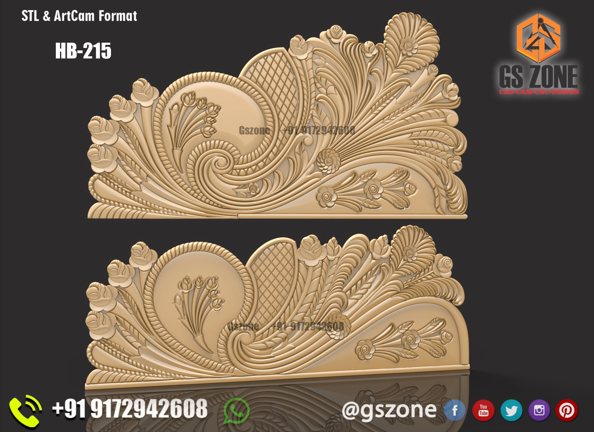 3D HB Bed With Legs Design HB-0215