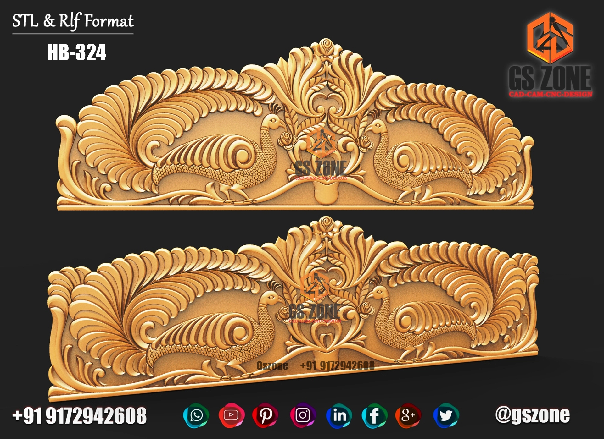 3D HB Bed With Legs Design HB-0324