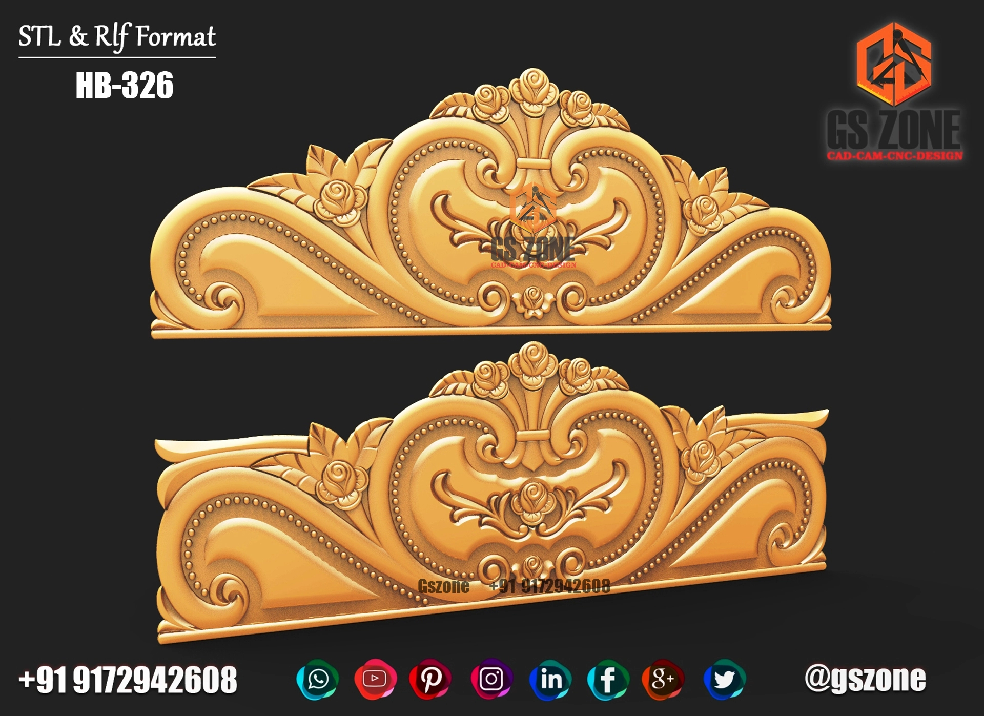 3D HB Bed With Legs Design HB-0326