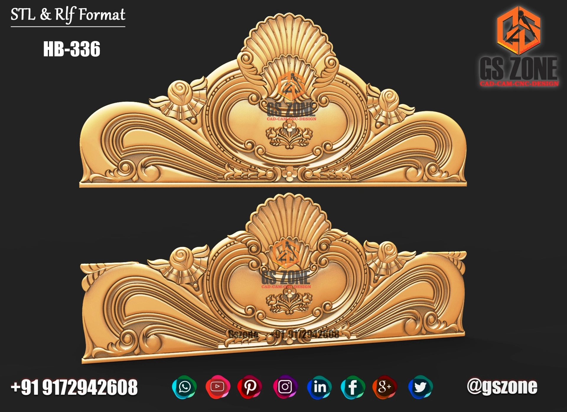 3D HB Bed With Legs Design HB-0336