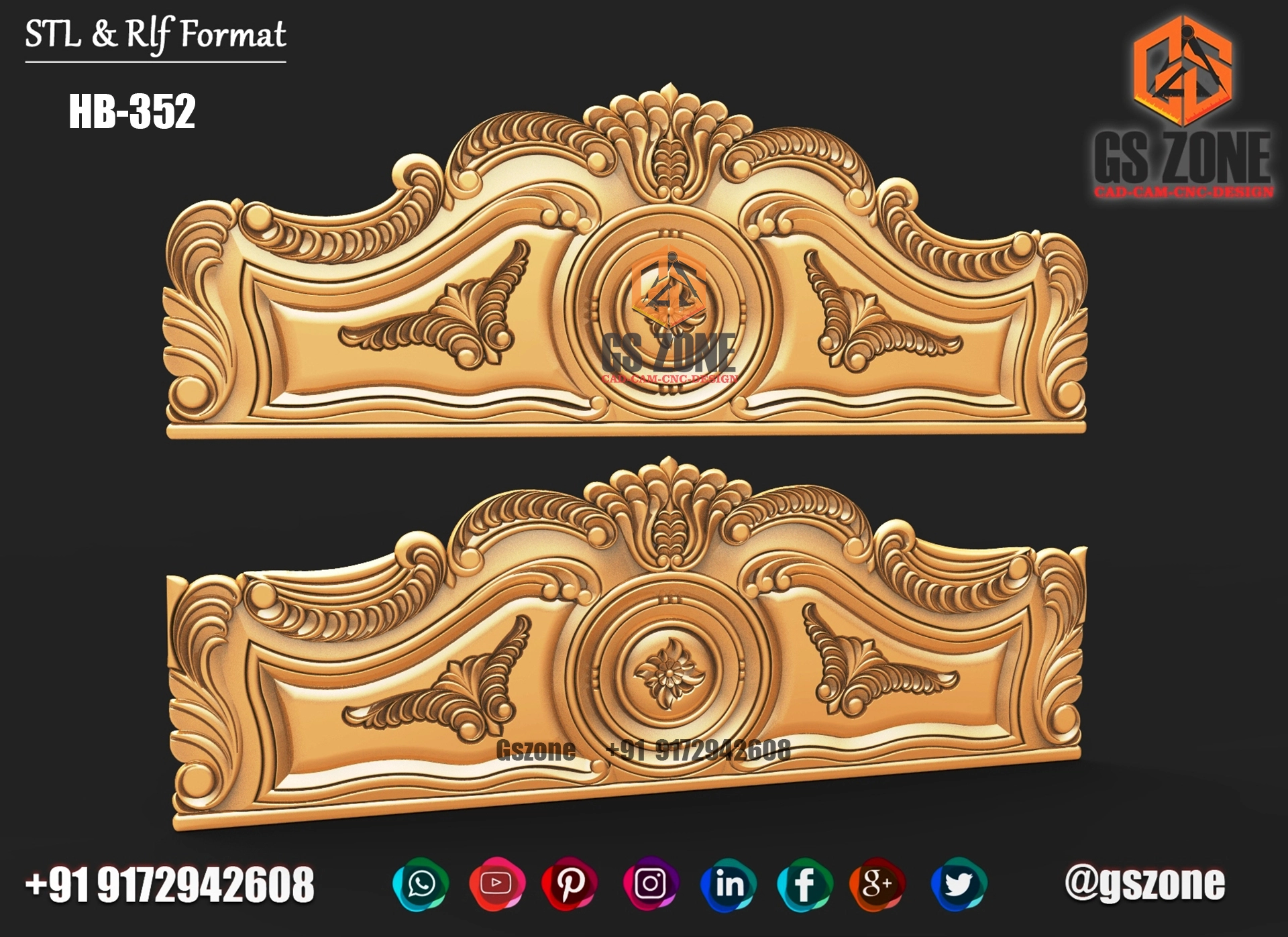 3D HB Bed With Legs Design HB-0352