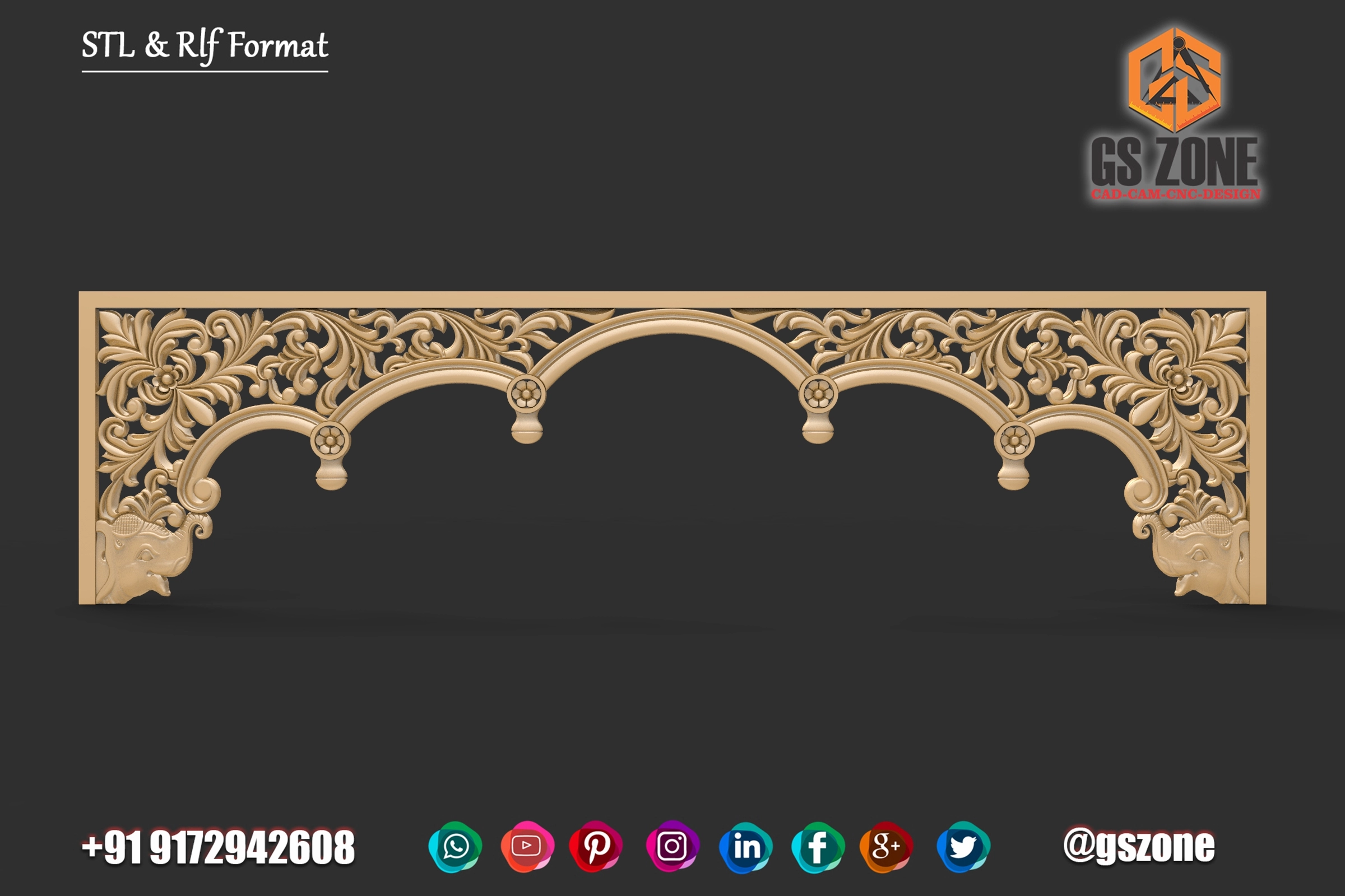 3D Temple Design D-21-50