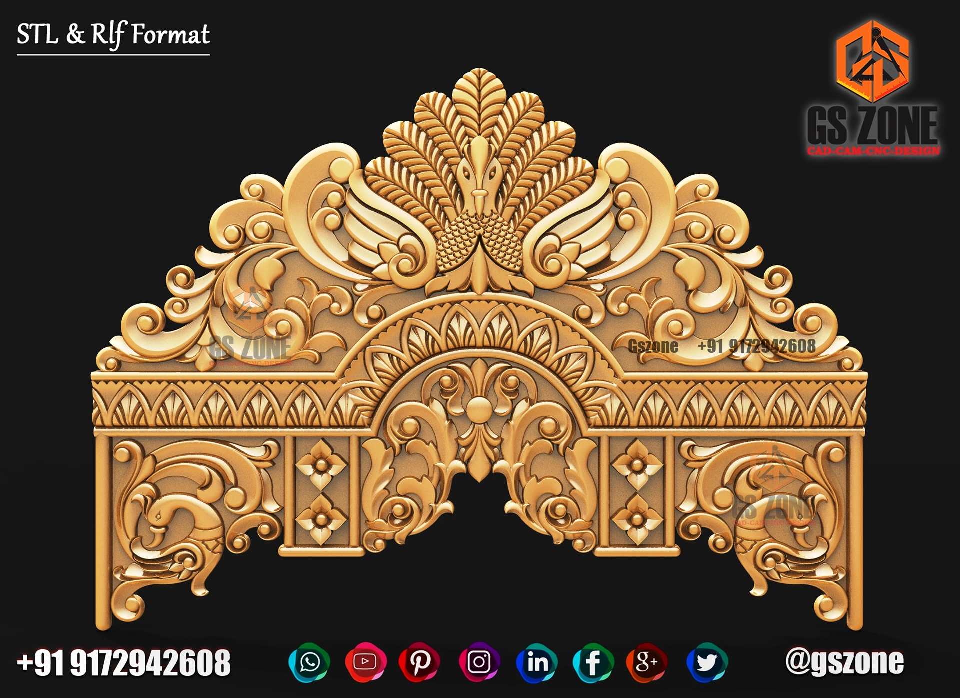 3D Temple Design D-21-114