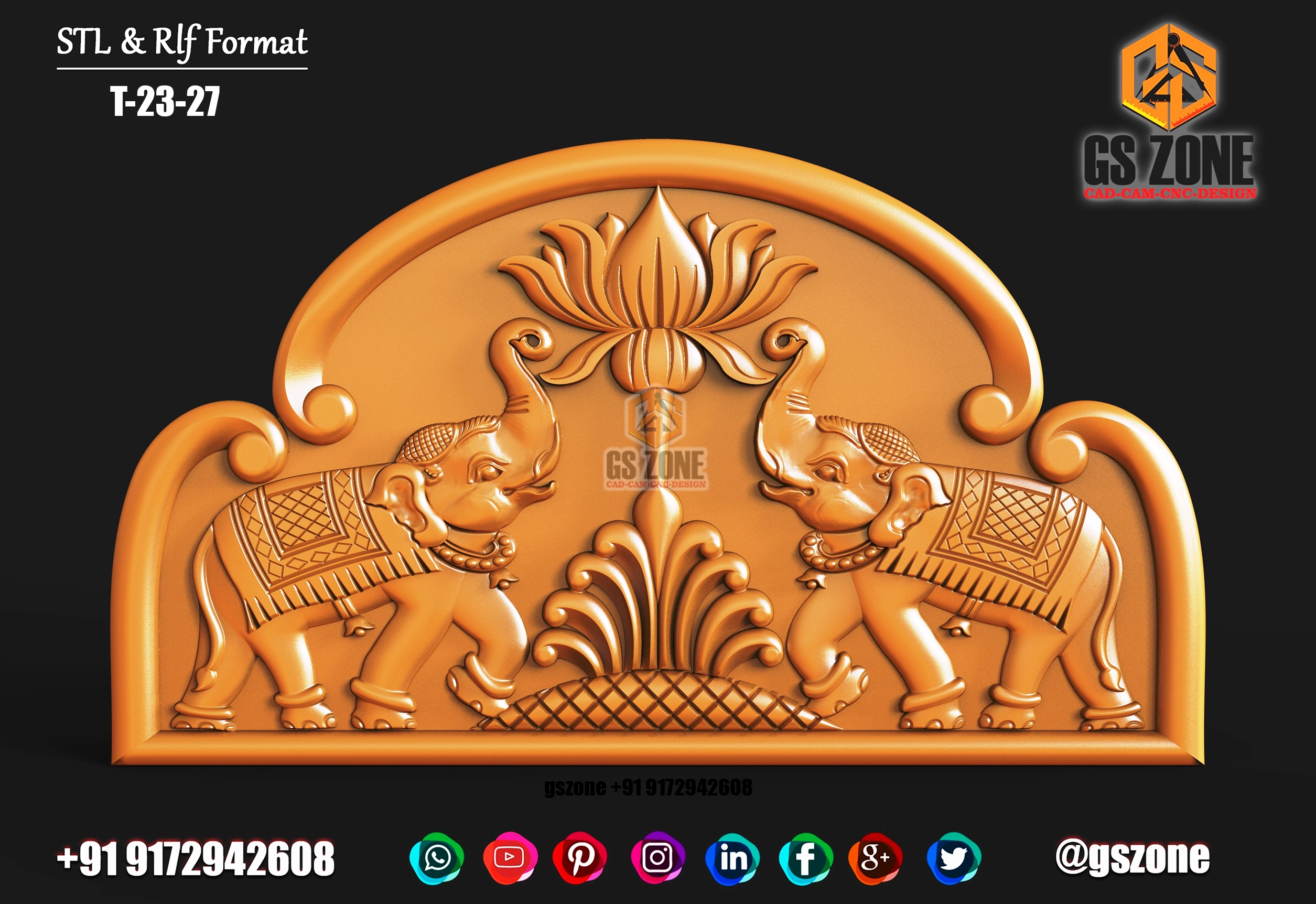 3D Temple Design T-23-27