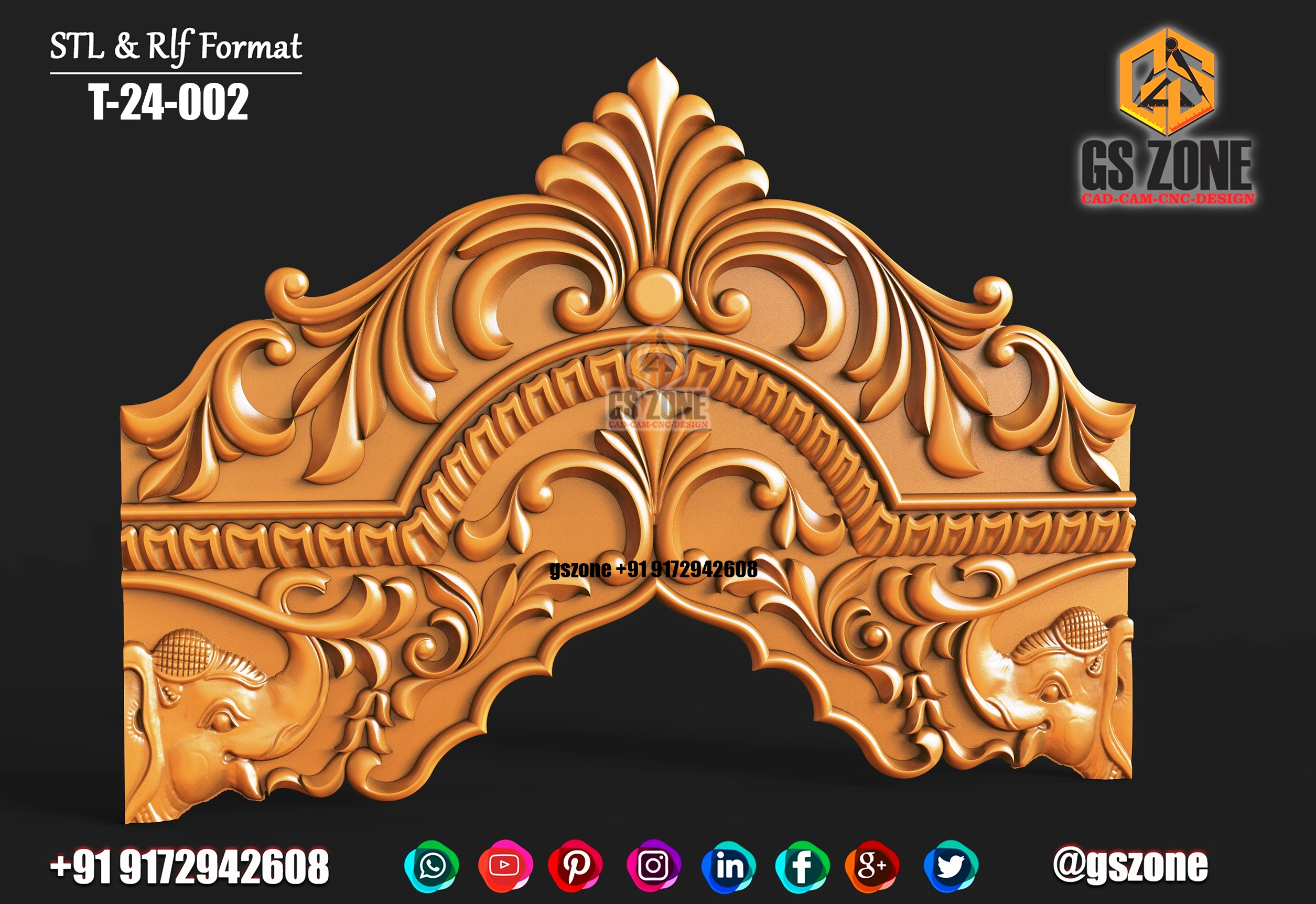 3D Temple Design T-24-02