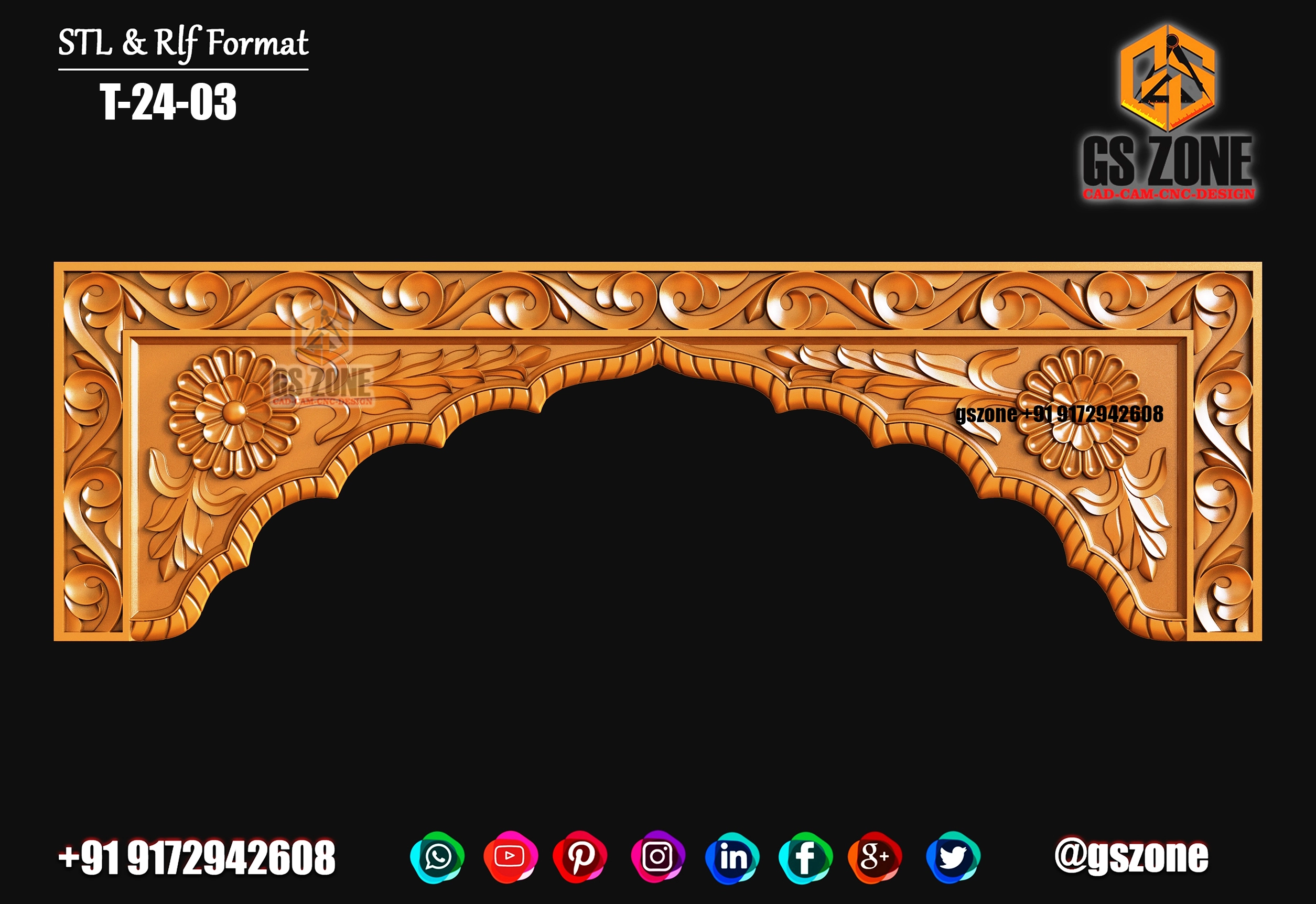 3D Temple Design T-24-03