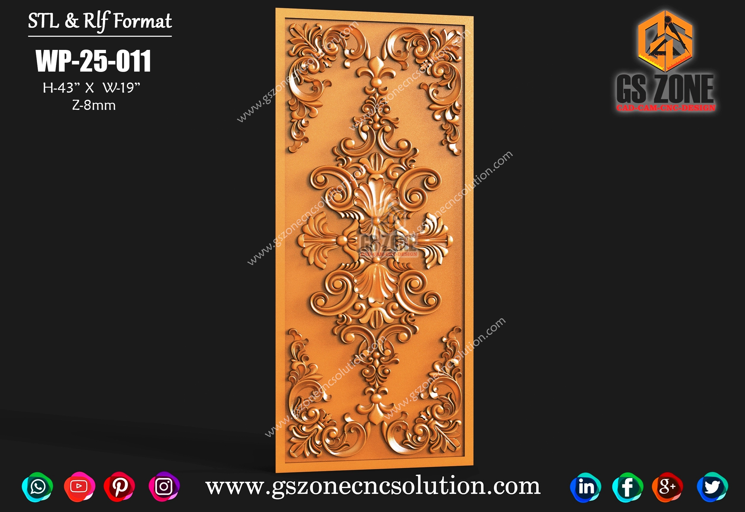 WP-25-011 3D Decorative Wall Panel