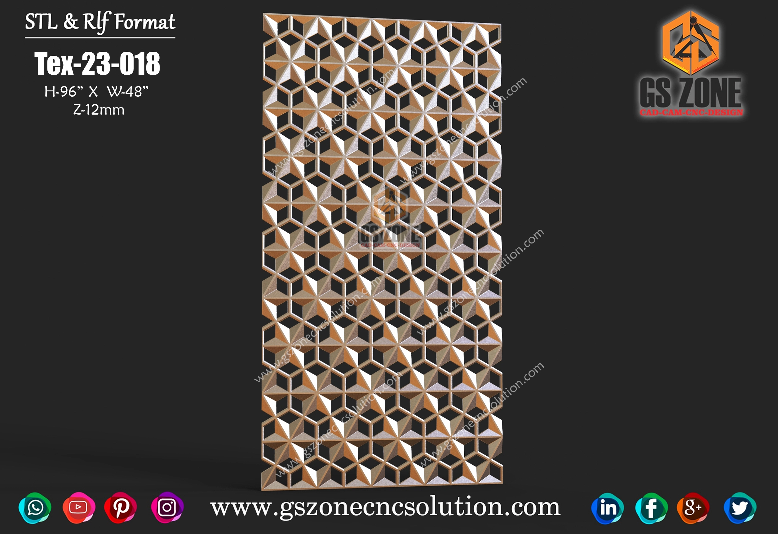 TEX-23-018 | CNC Texture Panel