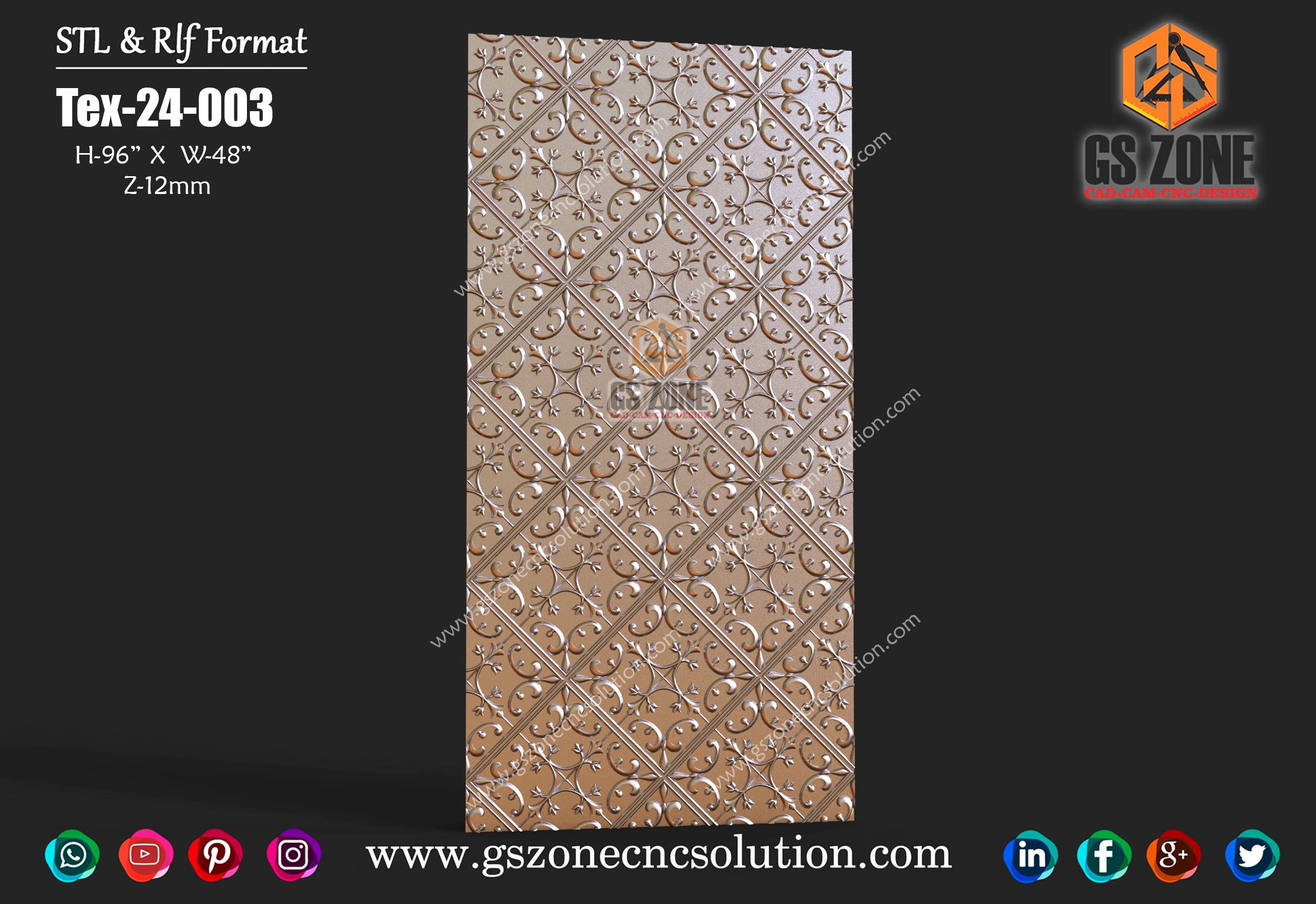 TEX-24-003 | CNC Texture Panel