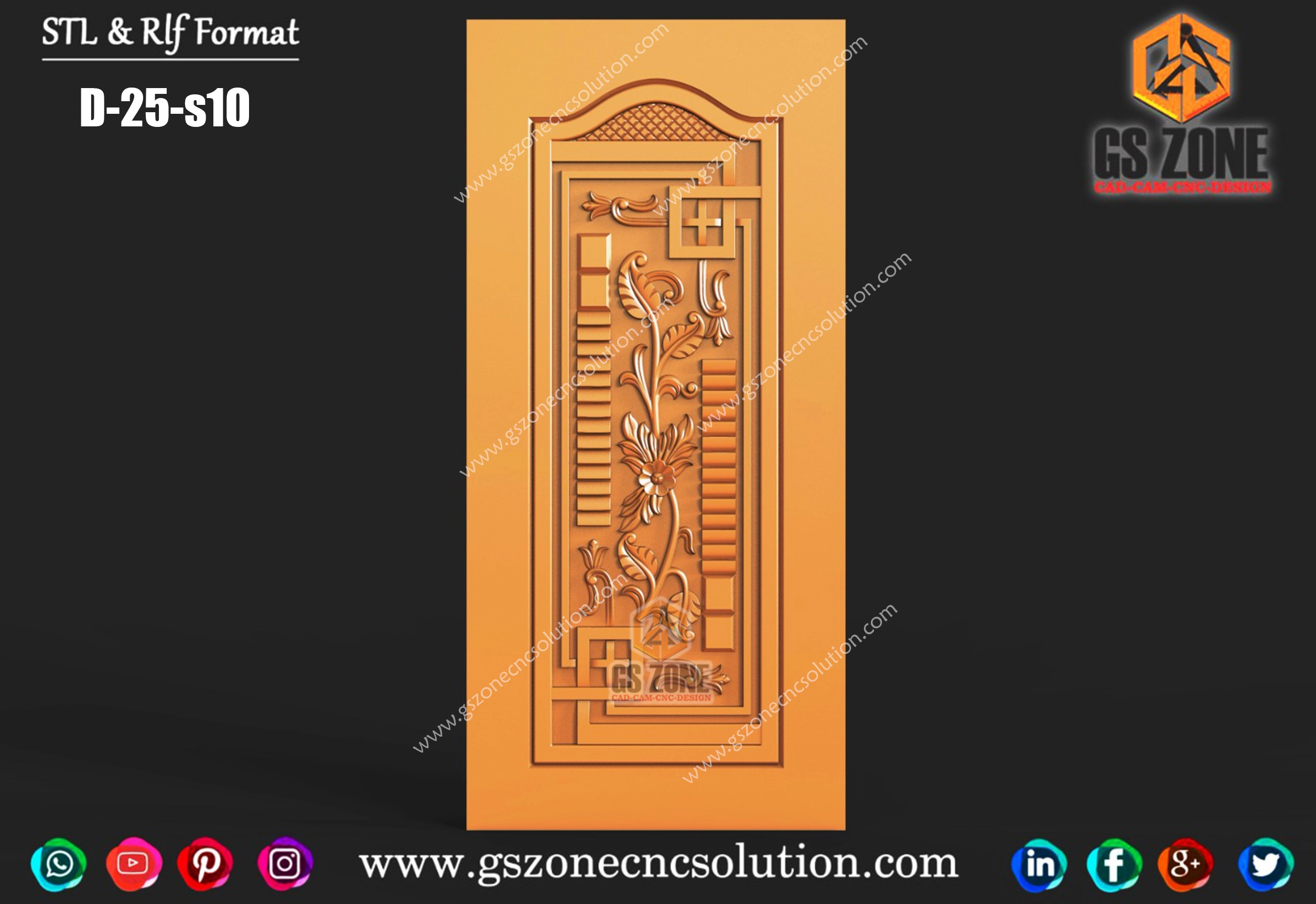 D-25-s10 3D Door Design