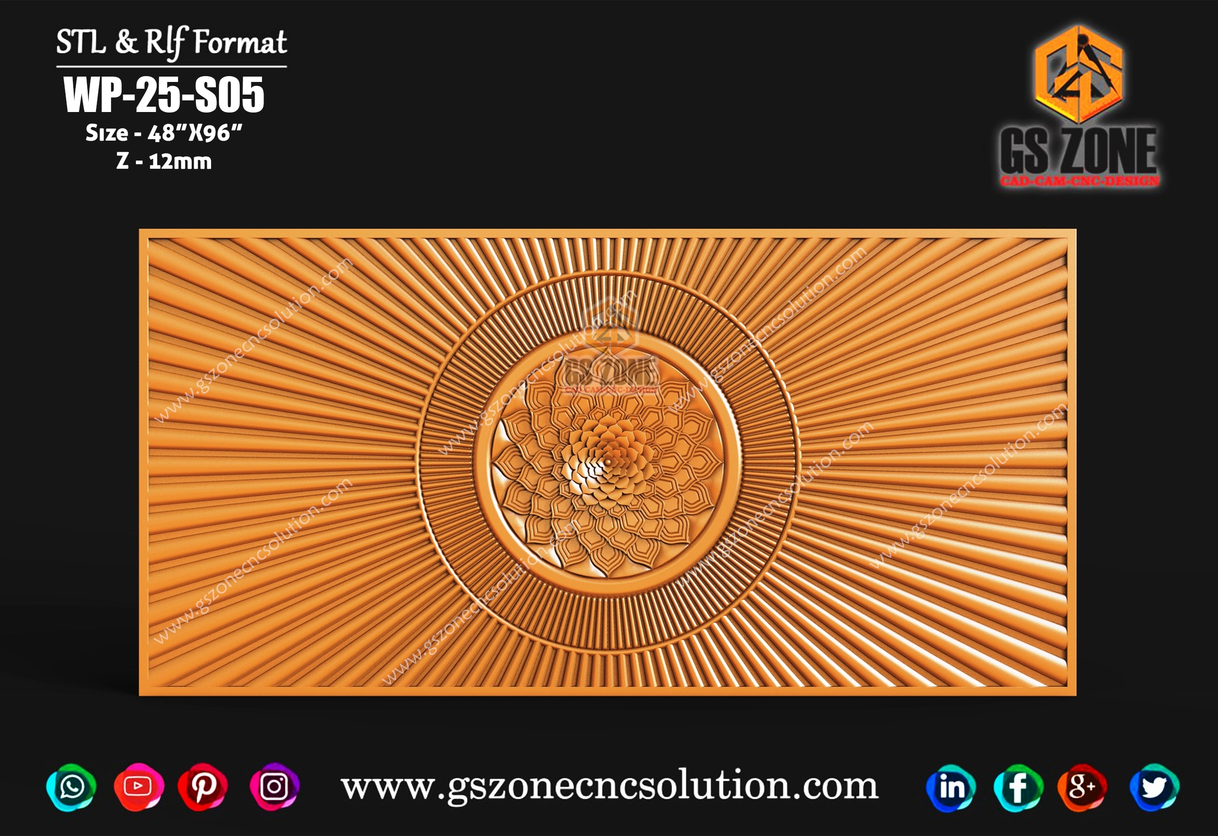 ⚜️WP-25-S05 -  GSZone Wall Panel Design –  ⚜️