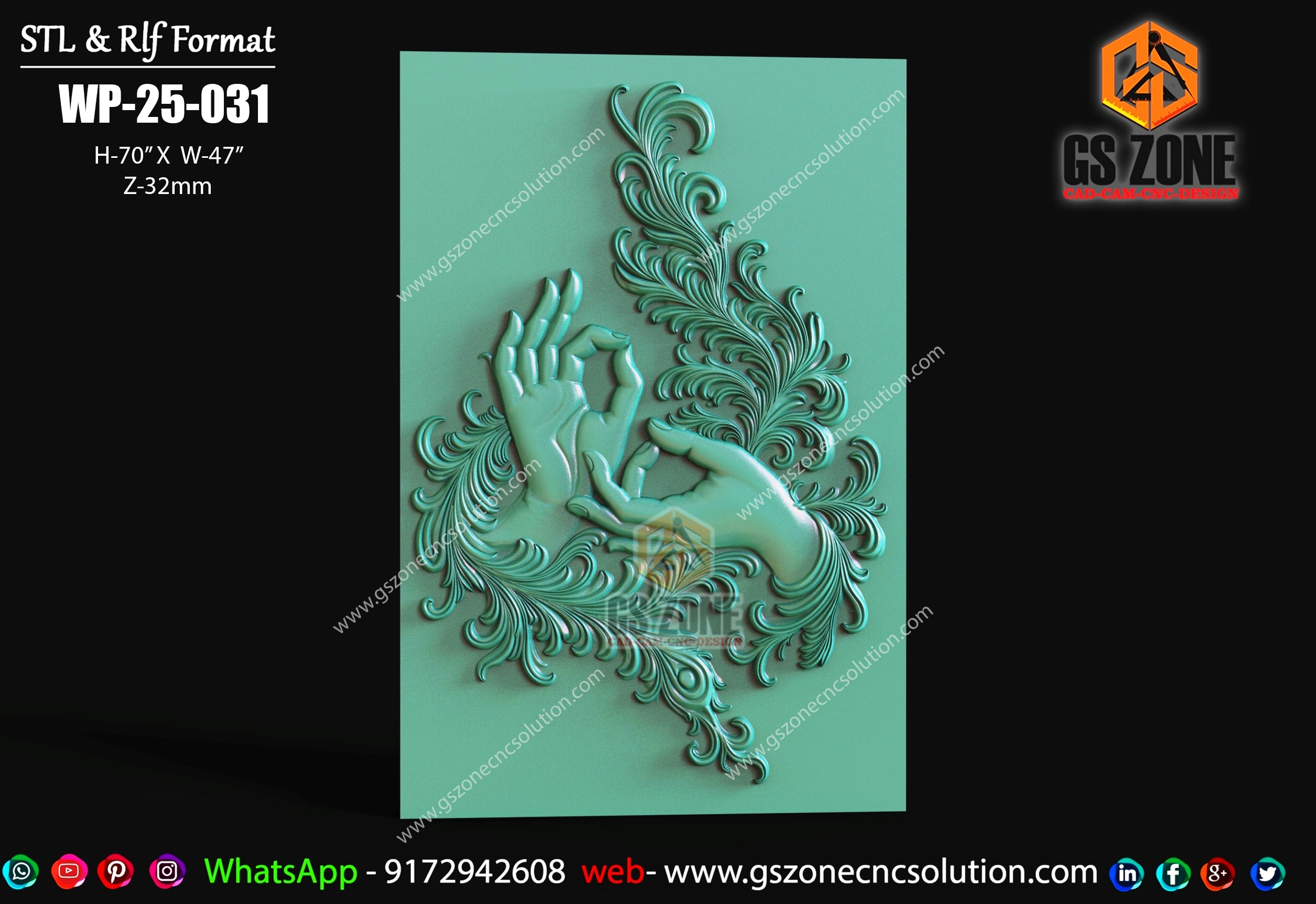 WP-25-031 – Classic Hand Gesture Design