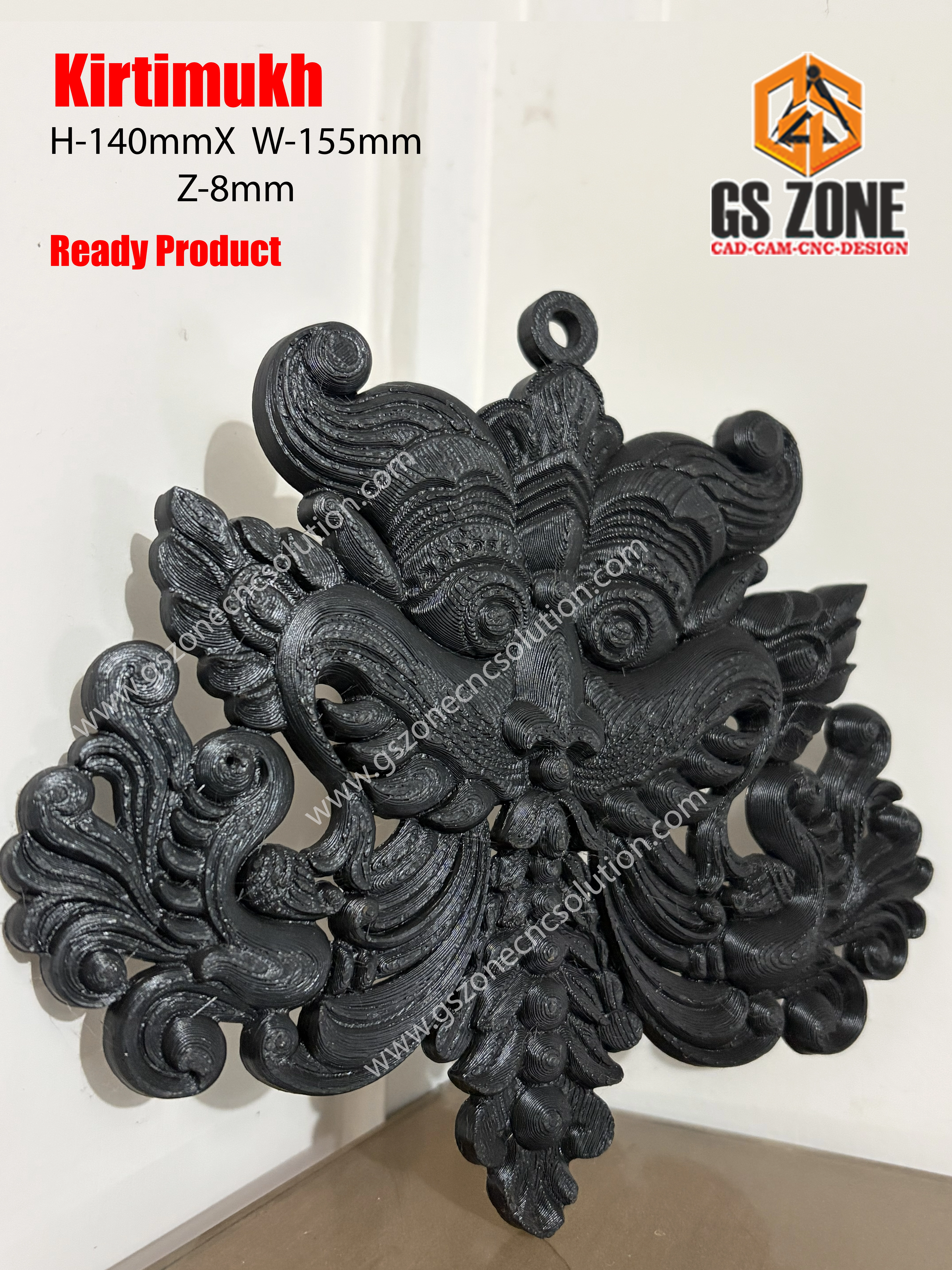 Kirtimukh – 3D Printed Decorative Sculpture