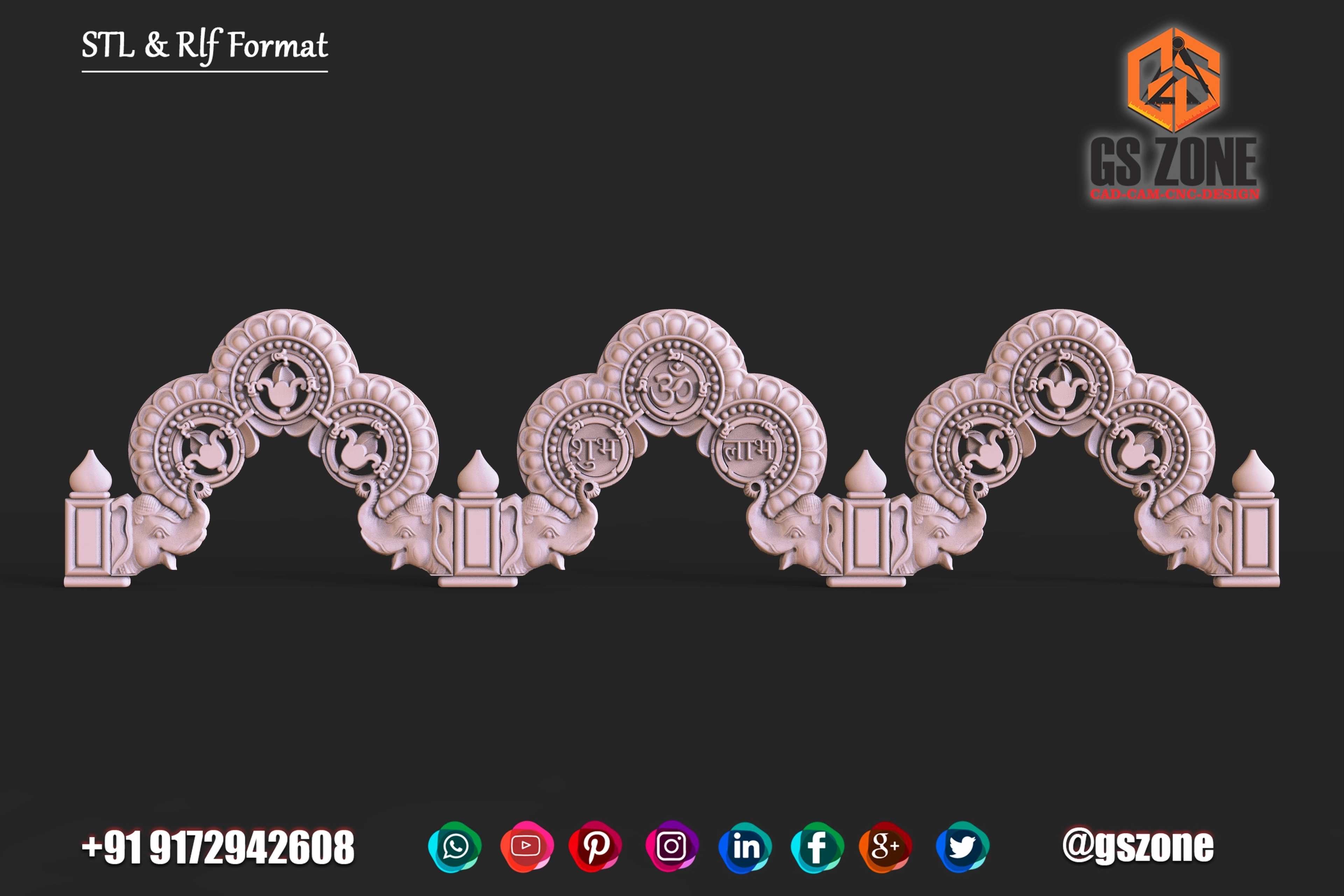 3D Temple Design ARCH-5