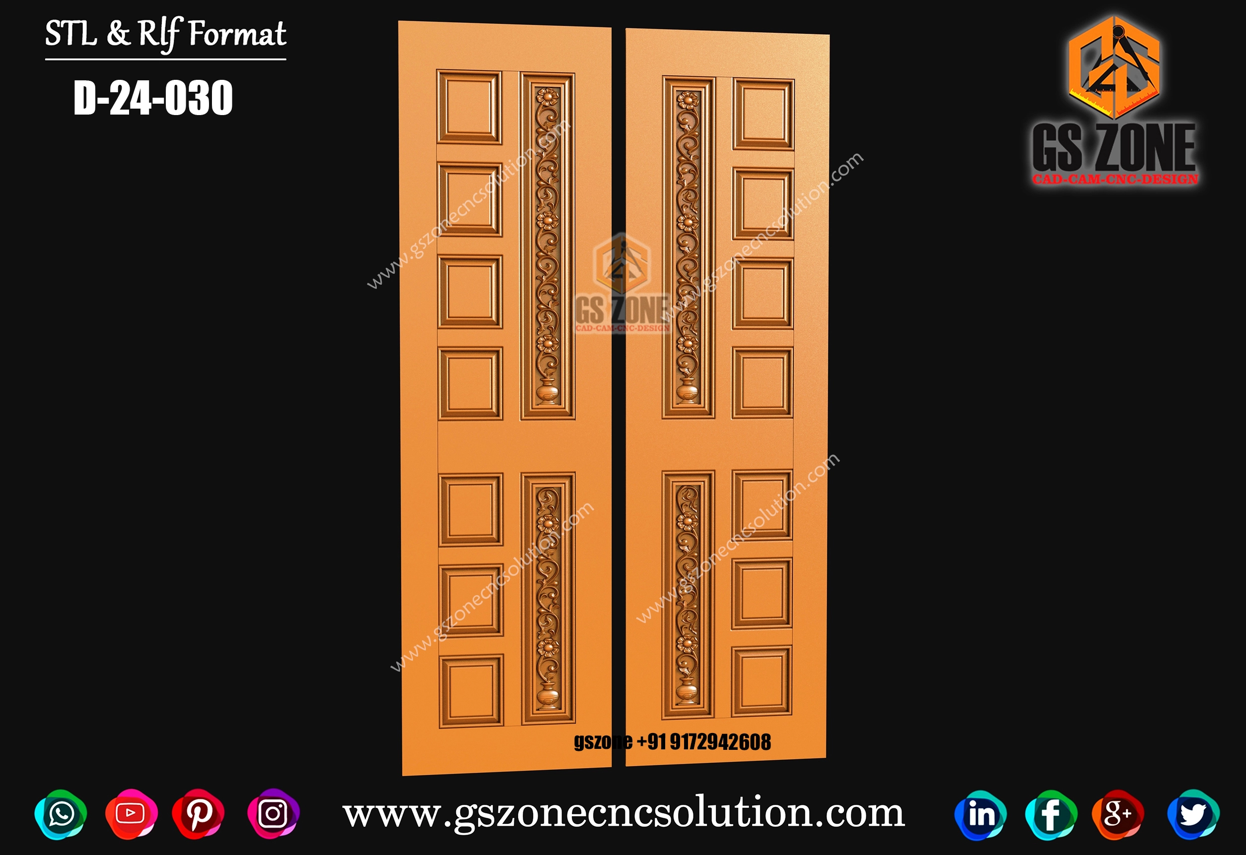 3D Door Design D-24-030