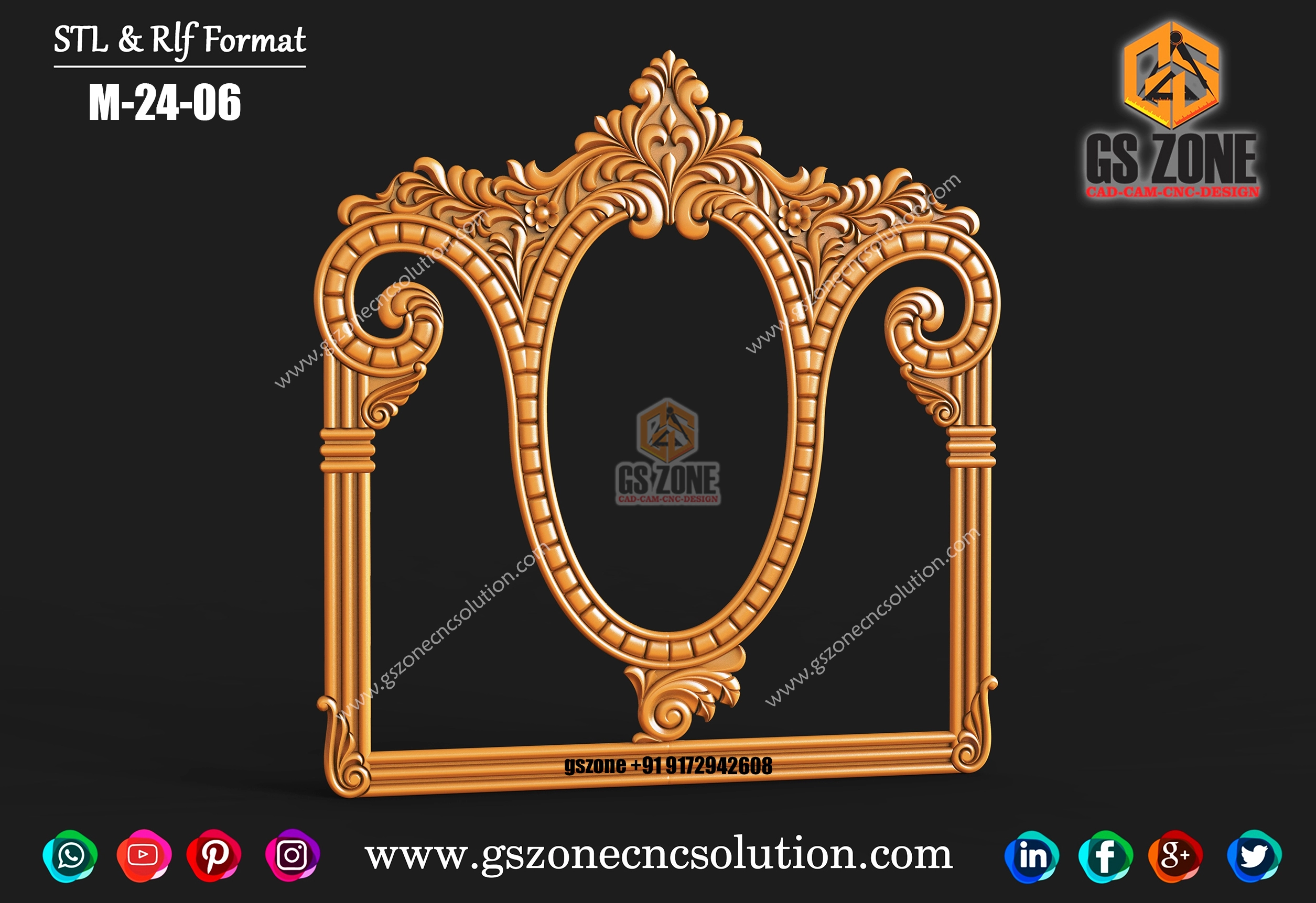 3D Mirror Design M-24-06