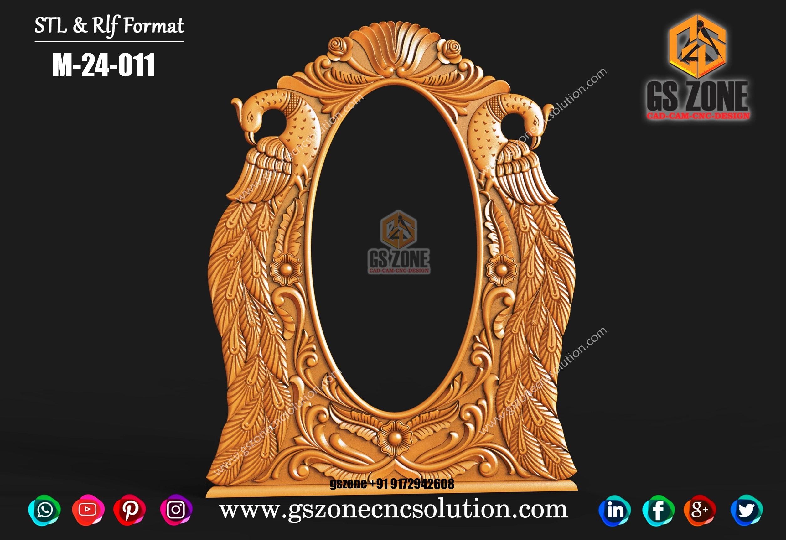 M-24-011 3D Mirror Frame