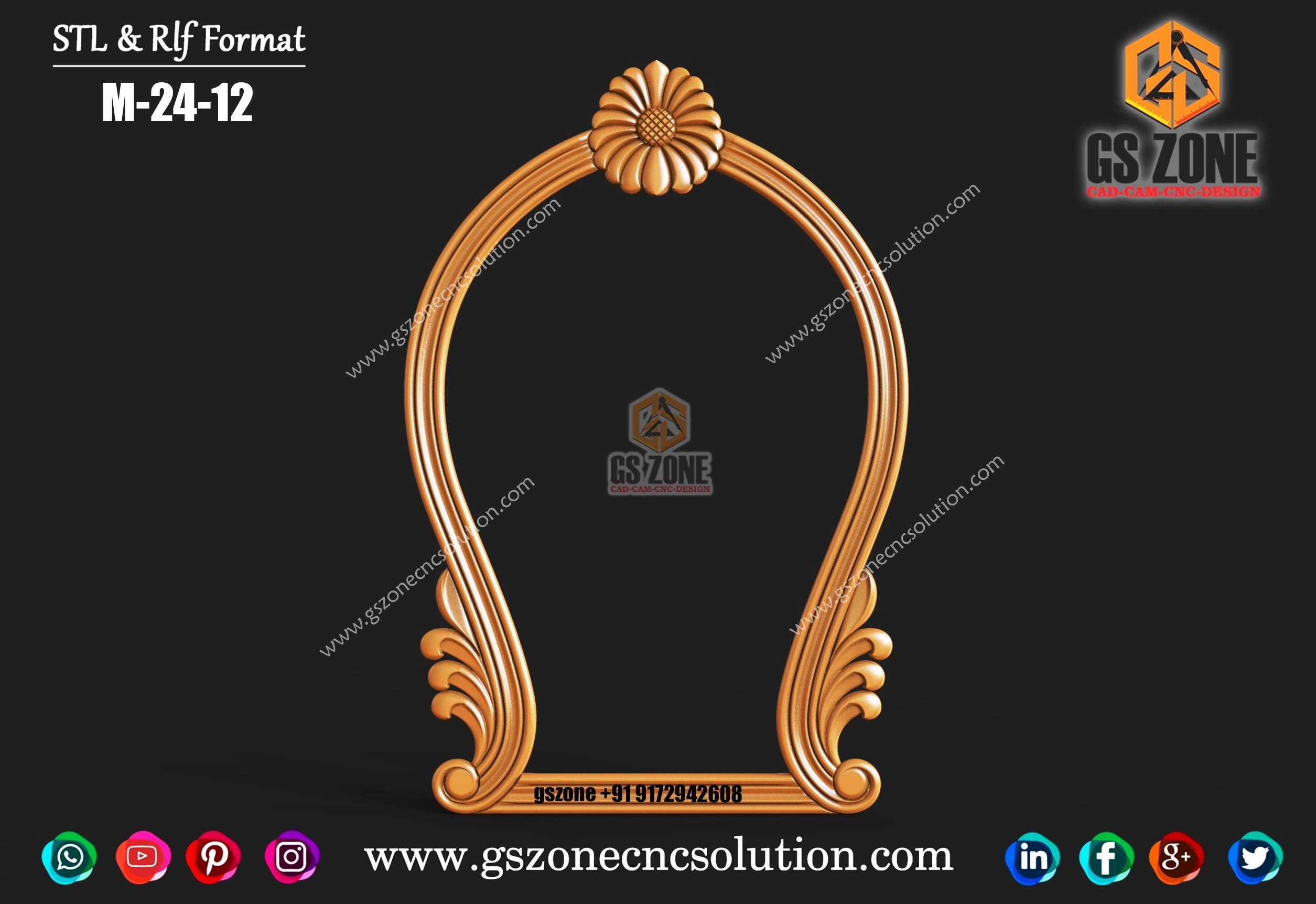 M-24-12 Mirror Frame Design