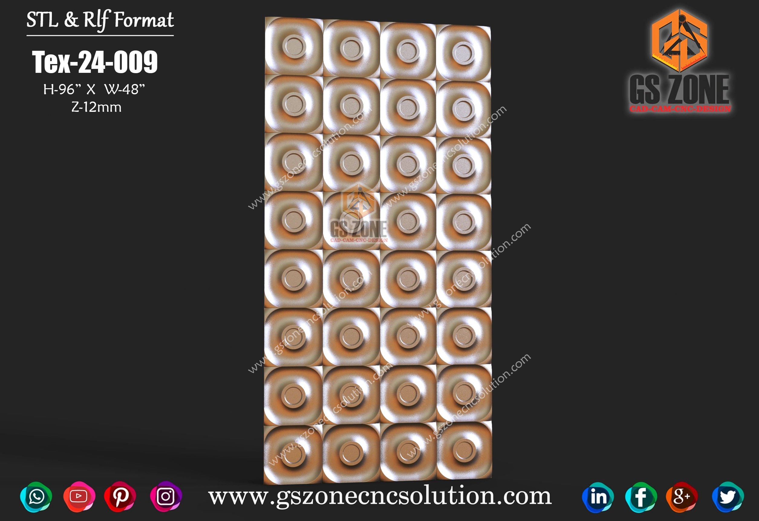 TEX-24-009 | CNC Texture Panel