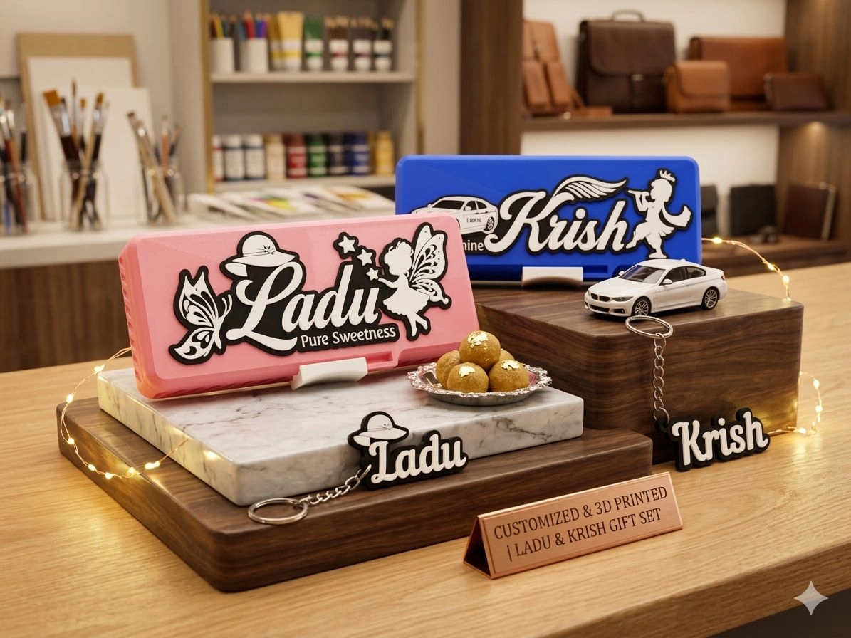 3D PRINTED CUSTOM NAME PENCIL BOX